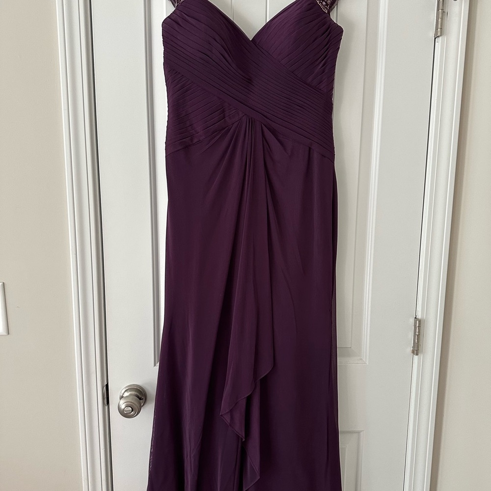 Elegant Purple Evening Gown